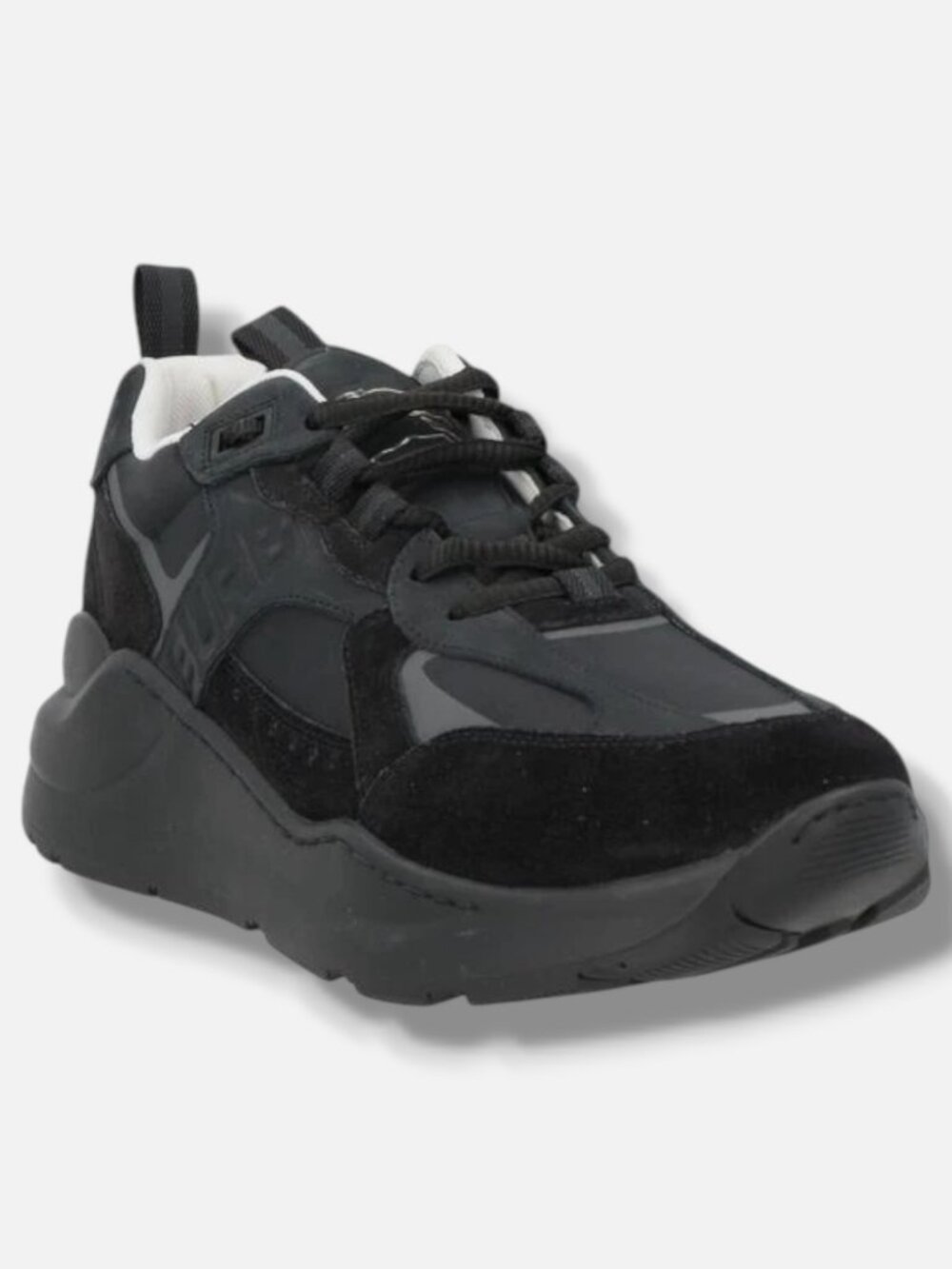 Burberry Men's Black MF Sean 33 EKD Low-Top Sneakers Size 9